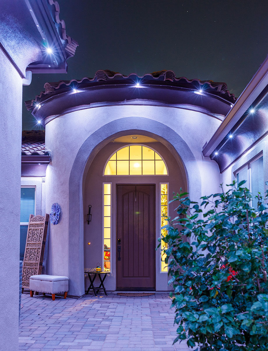 Built-In Security and Accent Lighting in Arizona